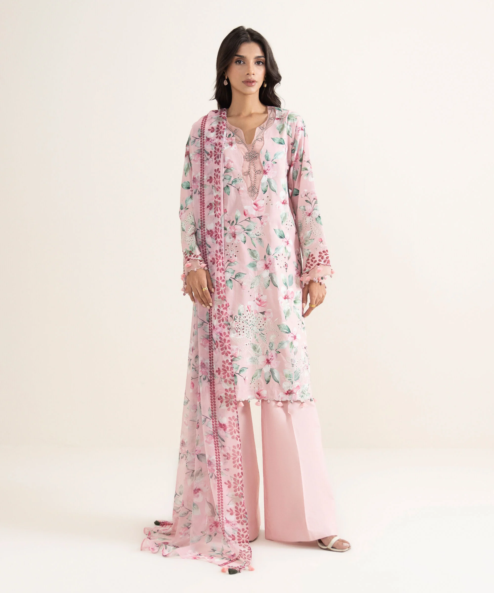3 Piece - Embroidered Lawn Suit